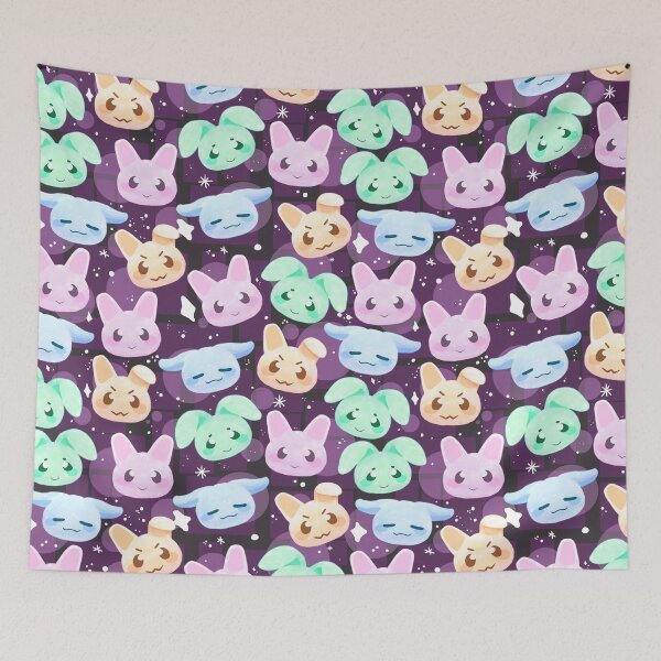 Item preview, Bunny Mochi Pattern-Deep Purple designed and sold by PocketShadow.