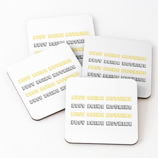 Item preview, busy doing nothing yellow and black designed and sold by KLINESTORE.