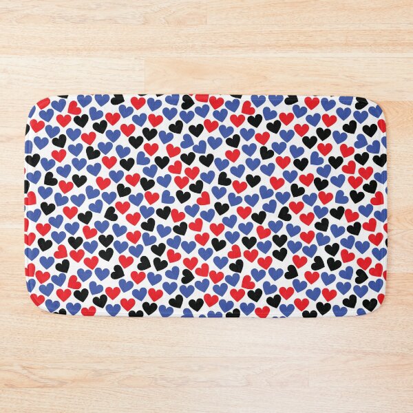Item preview, Red, Black, Blue Hearts designed and sold by PLLDesigns.