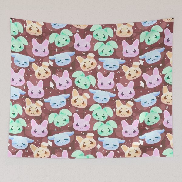 Item preview, Bunny Mochi Pattern-Brown designed and sold by PocketShadow.
