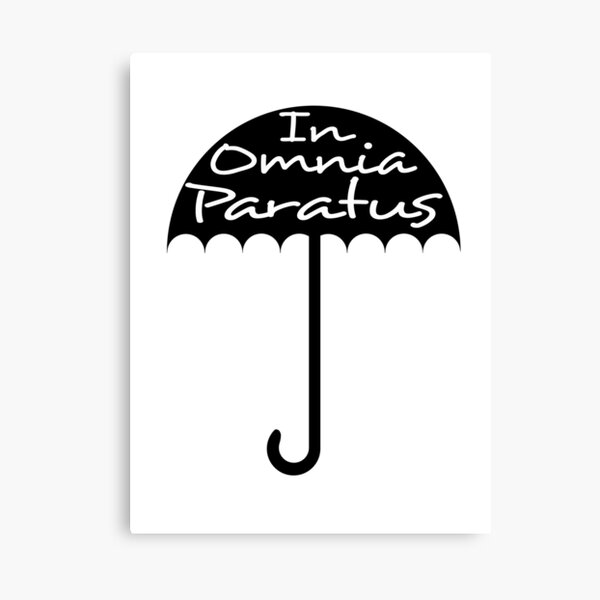 In Omnia Paratus Canvas Print By Pinkhorcrux Redbubble