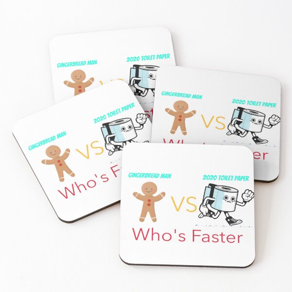Item preview, Gingerbread Man VS 2020 Toilet Paper designed and sold by GoldmindSet1.