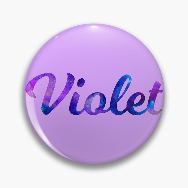 Item preview, Pretty Violet girls name design designed and sold by ComicKitsch.