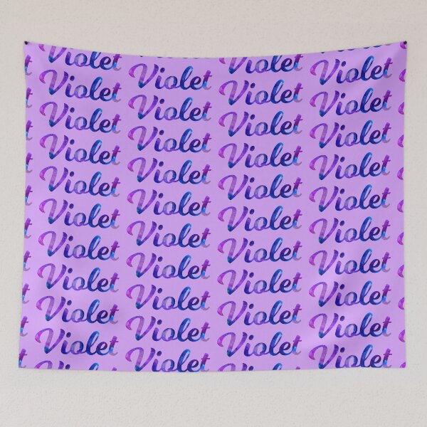 Item preview, Pretty Violet girls name design designed and sold by ComicKitsch.