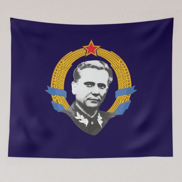 Item preview, Comrade drug Tito Josip Broz Yugoslavian leader partisan designed and sold by ChatterFox.