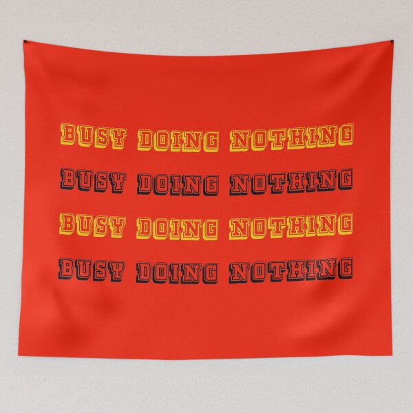 Item preview, busy doing nothing yellow and black  designed and sold by KLINESTORE.