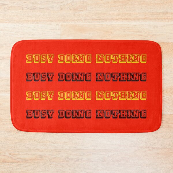 Item preview, busy doing nothing yellow and black  designed and sold by KLINESTORE.