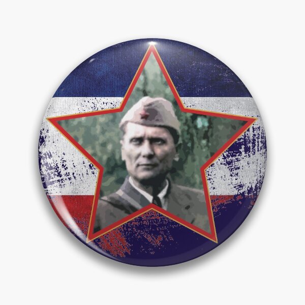 Item preview, Josip Broz Tito Yugoslavian partisan version background 2 designed and sold by ChatterFox.