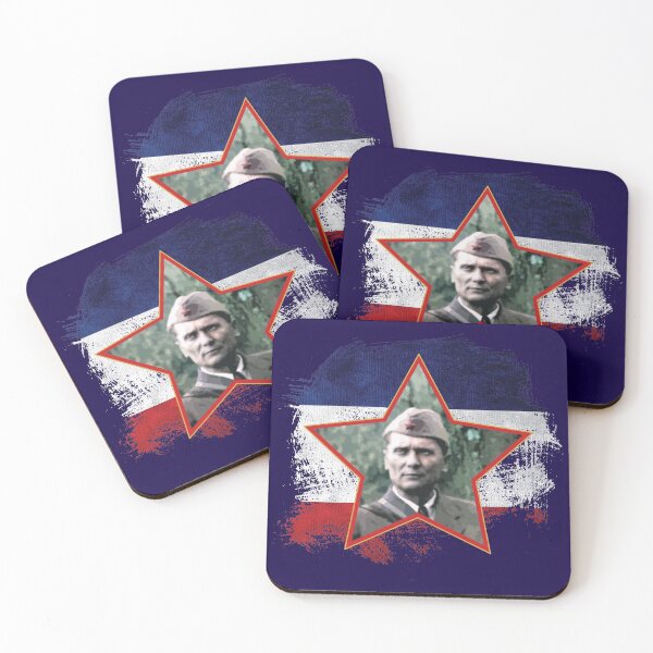 Item preview, Josip Broz Tito Yugoslavian partisan version background 2 designed and sold by ChatterFox.