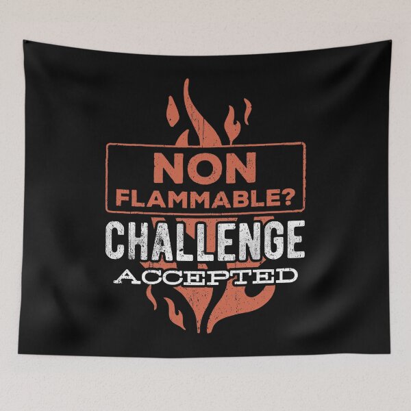 Item preview, Challenge flame combustion inferno burn ignition designed and sold by Hyperspreader.
