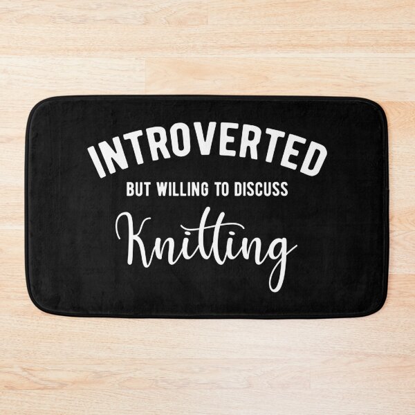 Item preview, Introverted knitter designed and sold by ReignGFX.