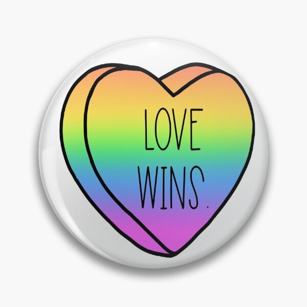 Item preview, Love Wins Conversation Heart  designed and sold by AWardStickers.