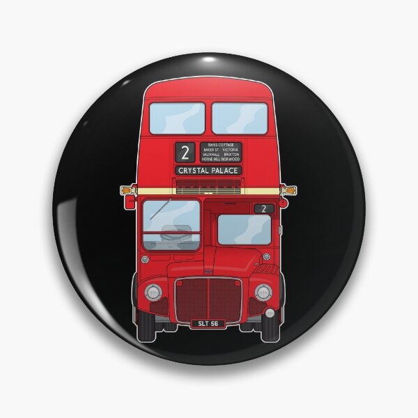Item preview, Vintage London Routemaster Bus RM1 SLT56 Illustration designed and sold by BFXIII.