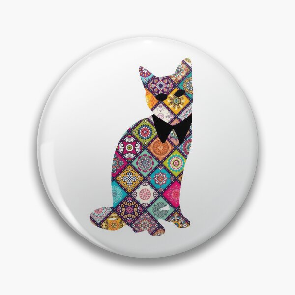 Item preview, Floral Cat in Flowers Popoki 702 designed and sold by VinBasis.
