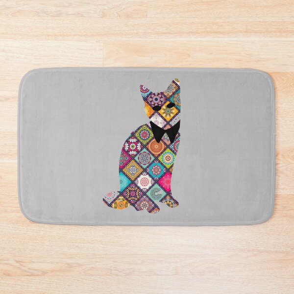Item preview, Floral Cat in Flowers Popoki 702 designed and sold by VinBasis.