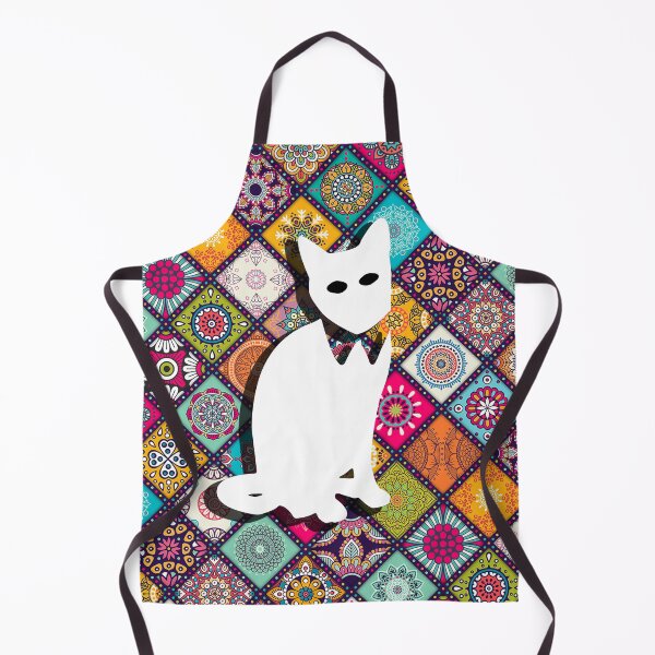 Item preview, Floral Cat in Flowers Popoki 702 designed and sold by VinBasis.
