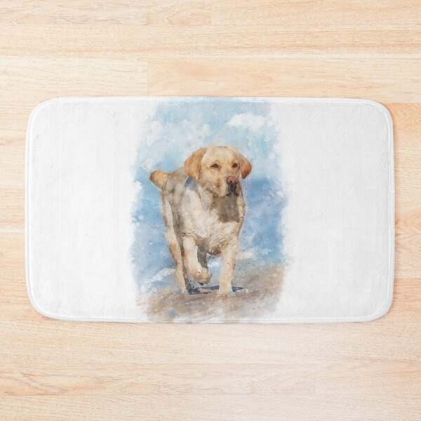 Item preview, Lab on the beach watercolor designed and sold by PetsArt.