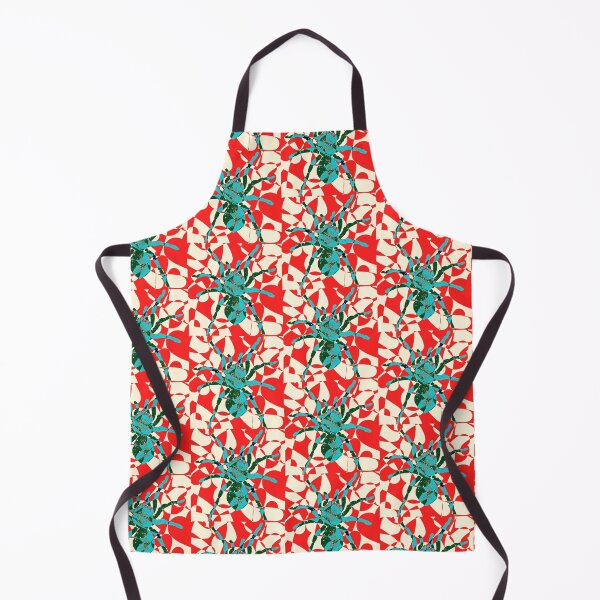 Item preview, Tarantula Red Green Blue and White Design designed and sold by ArtbyJeanClaude.