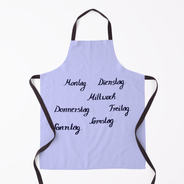 Item preview, Days of the week German handwritten designed and sold by AkakoAi.
