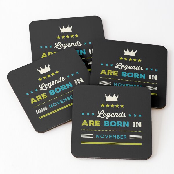 Item preview, Legends are born in November designed and sold by mwebba2005.