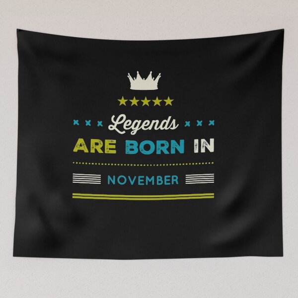 Item preview, Legends are born in November designed and sold by AW2 Designs.