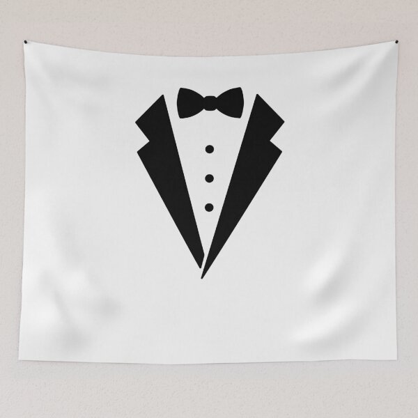 Item preview, tuxedo, bow, smoking, smooking, suit, suits, funny, fun, joke, prank designed and sold by flexycreatives.