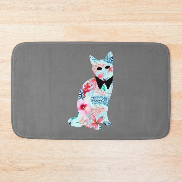 Item preview, Floral Cat in Flowers Popoki 701 designed and sold by VinBasis.