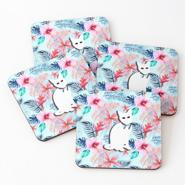 Item preview, Floral Cat in Flowers Popoki 701 designed and sold by VinBasis.