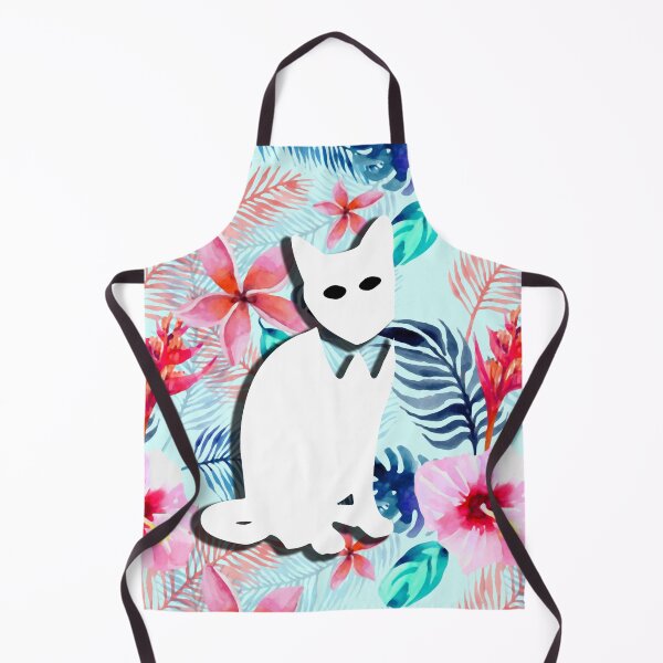 Item preview, Floral Cat in Flowers Popoki 701 designed and sold by VinBasis.