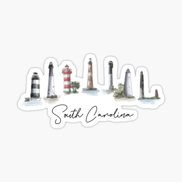 Item preview, Lighthouses of South Carolina designed and sold by paigeawallace.