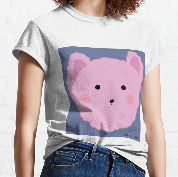 Pink bear sticker Classic T-Shirt
