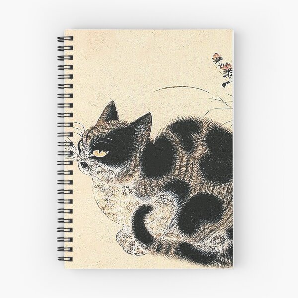 Item preview, Antique Japanese Woodblock Watercolor Cat Print designed and sold by Epitome Girl.