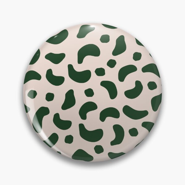 Item preview, Dark Green/Beige Leopard Print designed and sold by EllinorPrints.