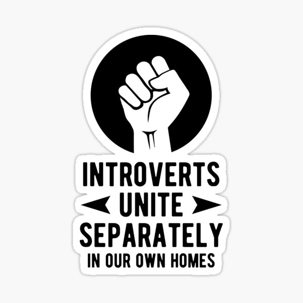 Item preview, Introverts unite designed and sold by ReignGFX.