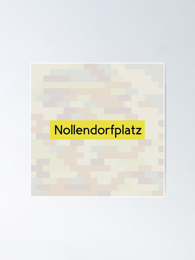 Alternate view of Nollendorfplatz Station Tiles (Berlin) Poster