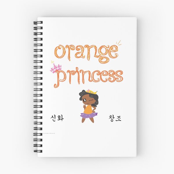 Item preview, Black Orange Princess designed and sold by akhamilton.