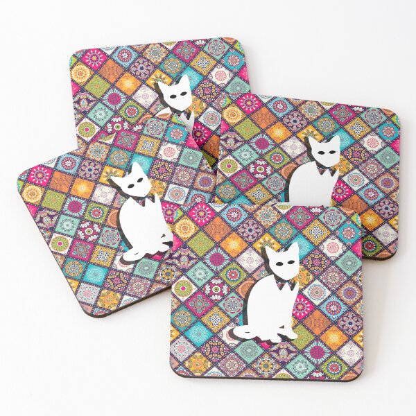 Item preview, Floral Cat in Flowers Popoki 702 designed and sold by VinBasis.
