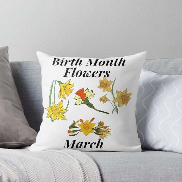 Item preview, Birth Month Flowers March. designed and sold by MacjarrGems.