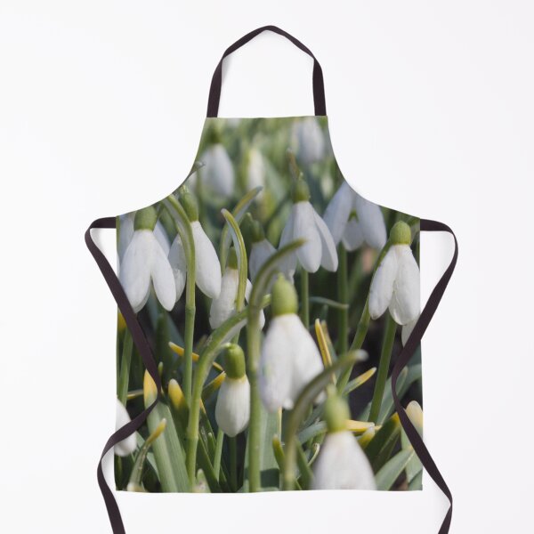 Item preview, pattern of white flowers of snowdrops with green foliage, photo designed and sold by nataliavavilina.