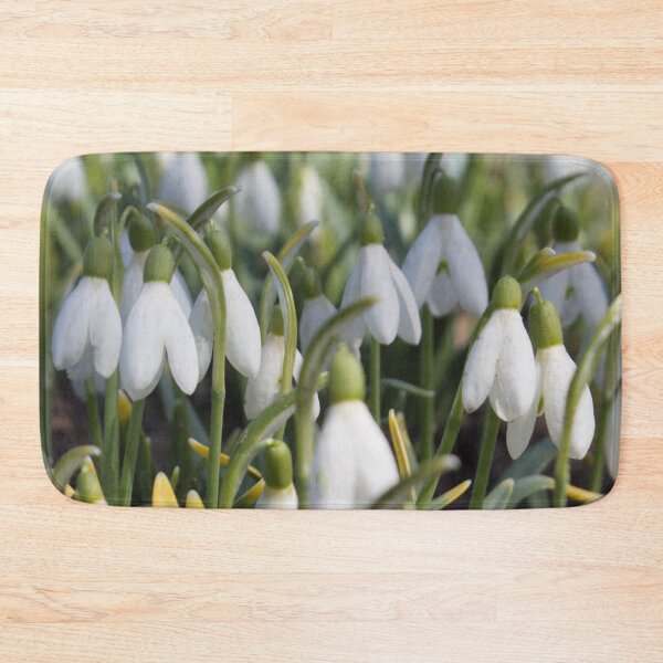Item preview, pattern of white flowers of snowdrops with green foliage, photo designed and sold by nataliavavilina.