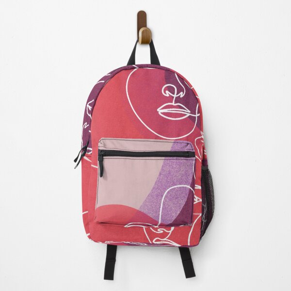 Item preview, Minimalist design multiple faces line art Pink designed and sold by Eldoradoo.