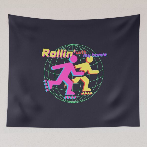Item preview, Rollin With My Homie Cool Retro 80s Graphic designed and sold by sillyquestions.