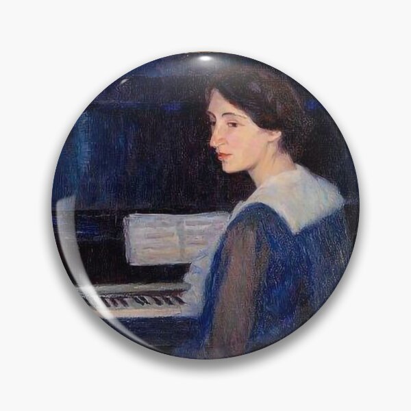 Item preview, Woman at the Piano by Bernhard Gutmann designed and sold by IndieArtDream.