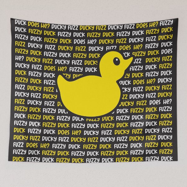 Item preview, Fuzzy Duck, Ducky Fuzz, Drinking Game Design designed and sold by robimerch.