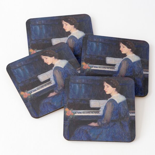 Item preview, Woman at the Piano by Bernhard Gutmann designed and sold by IndieArtDream.