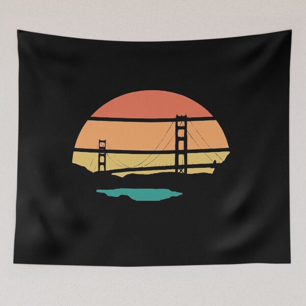 Item preview, Golden Gate Bridge Vintage Sunset designed and sold by liftdesign.