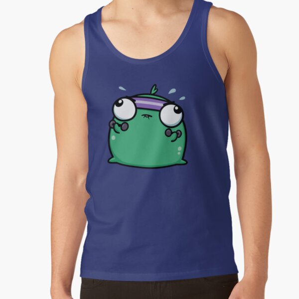 Silly Green Frog Workout Tank Top