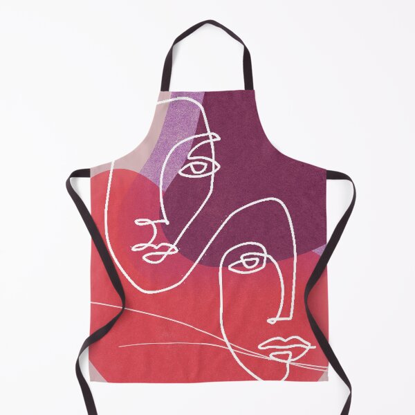 Item preview, Minimalist design twins face line art Pink designed and sold by Eldoradoo.
