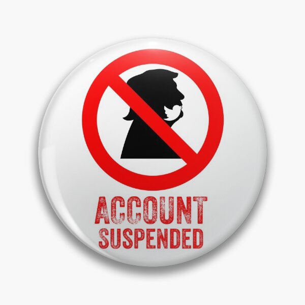 Item preview, ACCOUNT SUSPENDED designed and sold by 30-Merch.
