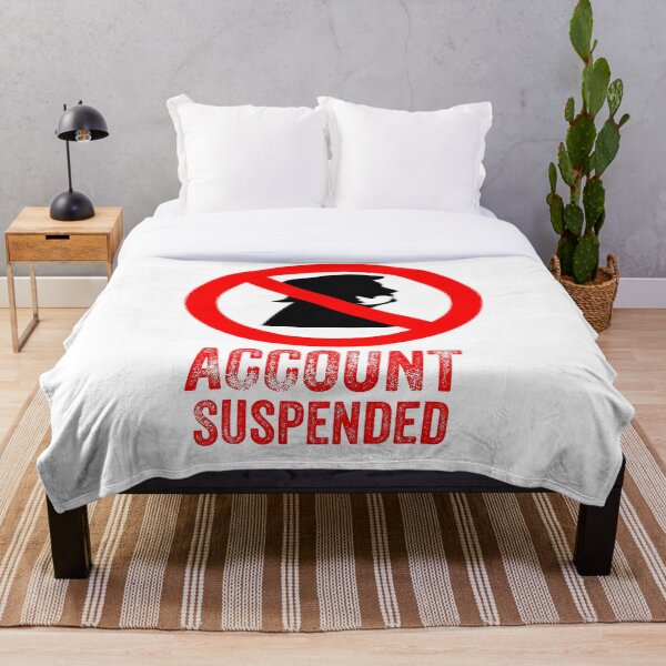 Item preview, ACCOUNT SUSPENDED designed and sold by 30-Merch.